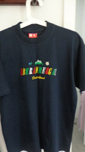 Damen shirt dunkelblauer - t-shirt, in