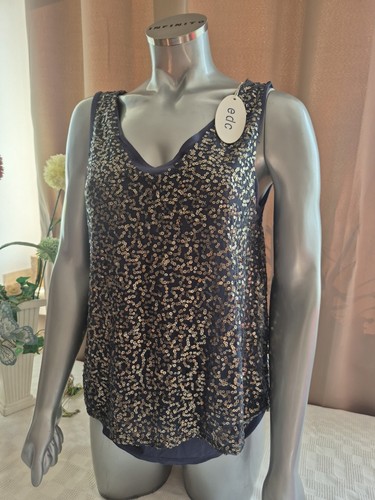 Pailletten top edc esprit - top,