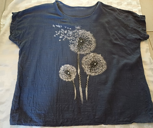 Shirt kastig dunkelblau - shirt,