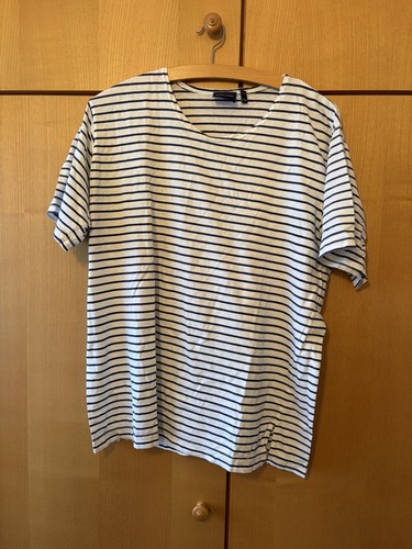 Damen shirt weiß - damen, weiß-dunkelblau