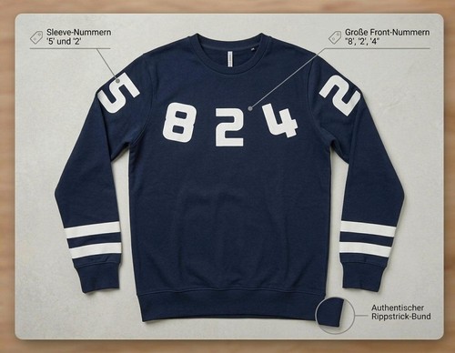 Wow sweatshirt dunkelblau mit - wow,