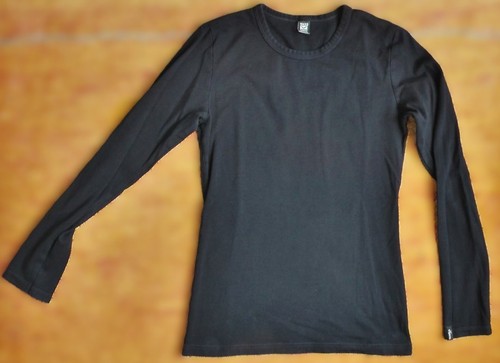 Trigema langarm shirt dunkel - shirt,