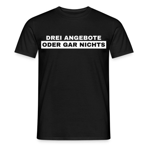 Drei angebote oder - angebote, nichts