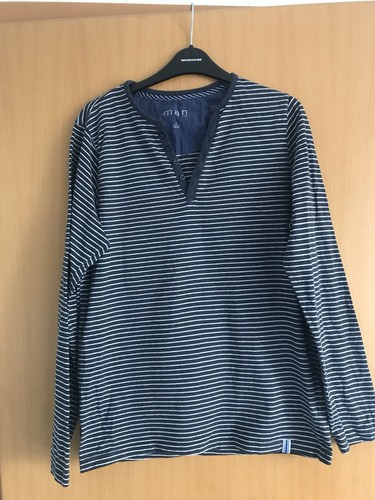Shirt dunkelblau gestreift - shirt,