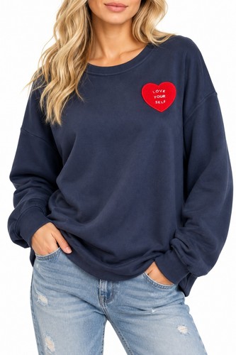 Zwillingsherz damen sweatshirt - zwillingsherz,