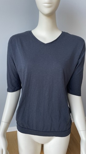 Shirt arm dunkelblau - 3/4,