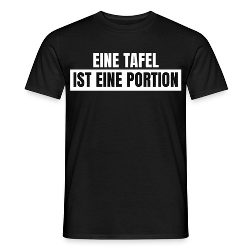 Eine tafel ist portion - tafel,