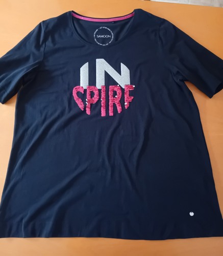 Samoon shirt dunkelblau gr - samoon, t-shirt
