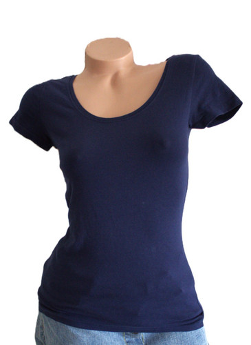 Damen stretch basic shirt - stretch, t-shirt