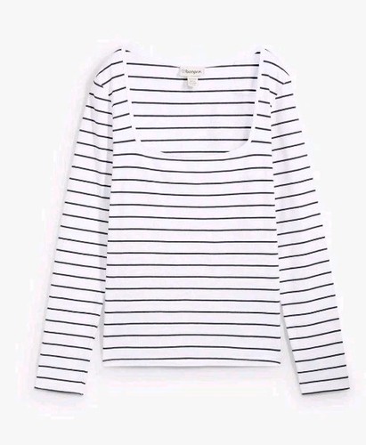 Langarmshirt streifen optik - streifen,