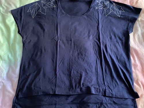 Shirt dunkelblau von - t-shirt,,