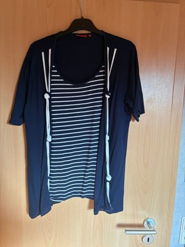 Damen shirt dunkelblau im - damen-t-shirt,
